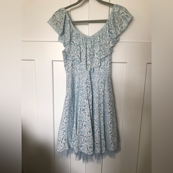 Kohls Cinderella collection Lauren Conrad dress L fairycore ethereal - Picture 6 of 6